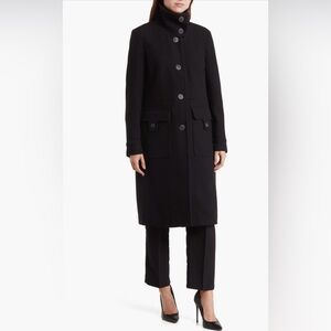 Andrew Marc Almedia Wool Blend Twill Coat Sz S NWT $400